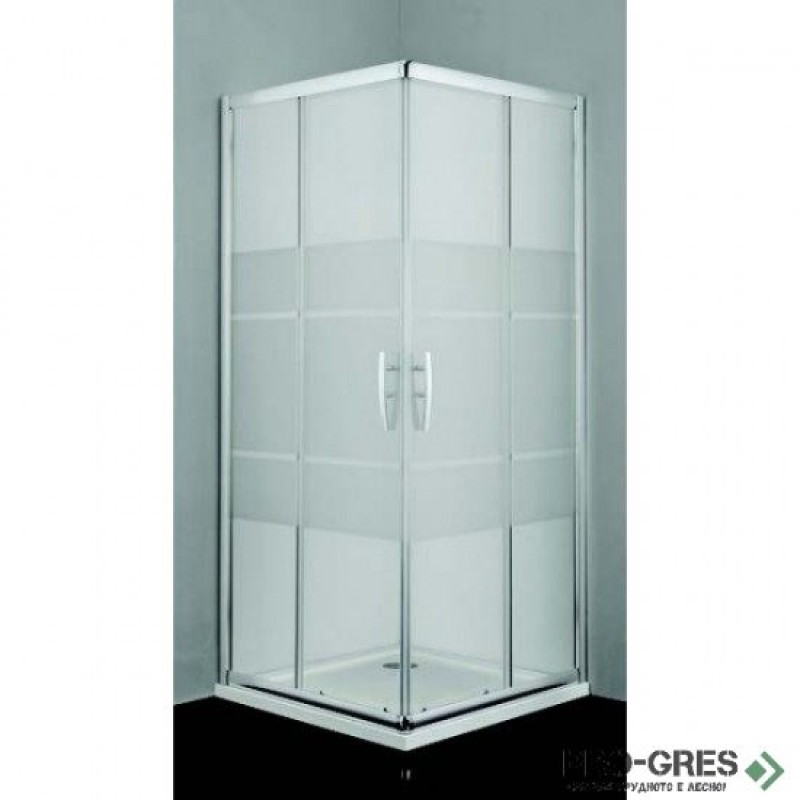 Душ кабина PRO LINE, правоъгълна, хром, Sanotechnik B80CS