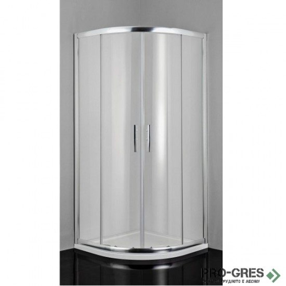 Душ кабина PRO LINE, овална, хром, Sanotechnik B9090C