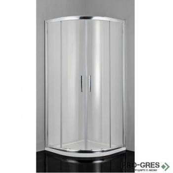 Душ кабина "PRO LINE", овална, хром, Sanotechnik B9090C