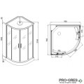 Хидромасажна душ кабина SCALA, Sanotechnik CL106