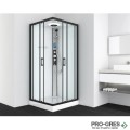 Хидромасажна душ кабина MIAMI BLACK, Sanotechnik CL21B