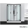 Хидромасажна душ кабина NEW YORK BLACK, Sanotechnik CL23B