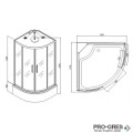 Парна душ кабина CUBA S, Sanotechnik CS25