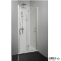 Сгъваема врата SMARTFLEX, хром, Sanotechnik D1280FL