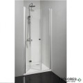 Сгъваема врата SMARTFLEX, хром, Sanotechnik D1280FL