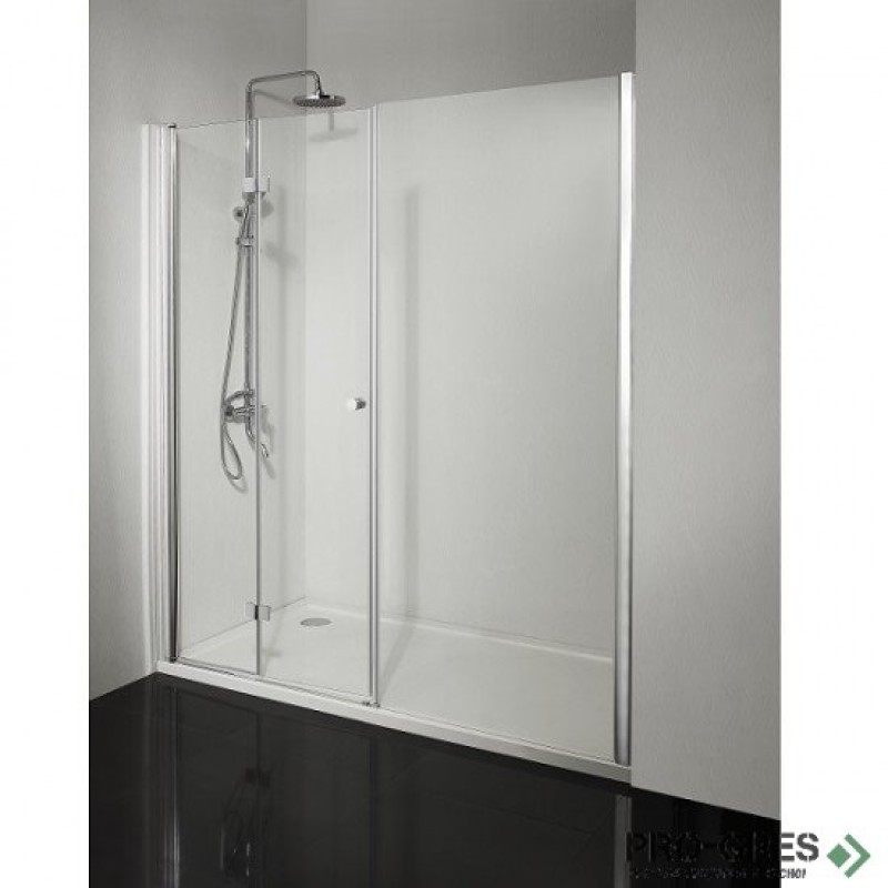 Сгъваема врата SMARTFLEX, хром, Sanotechnik D1280FL