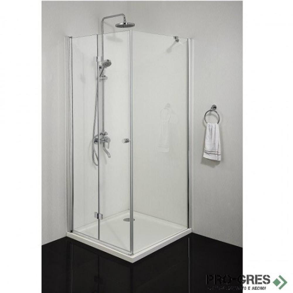 Сгъваема врата SMARTFLEX, хром, Sanotechnik D1280FL