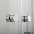 Сгъваема врата SMARTFLEX, хром, Sanotechnik D1280FL