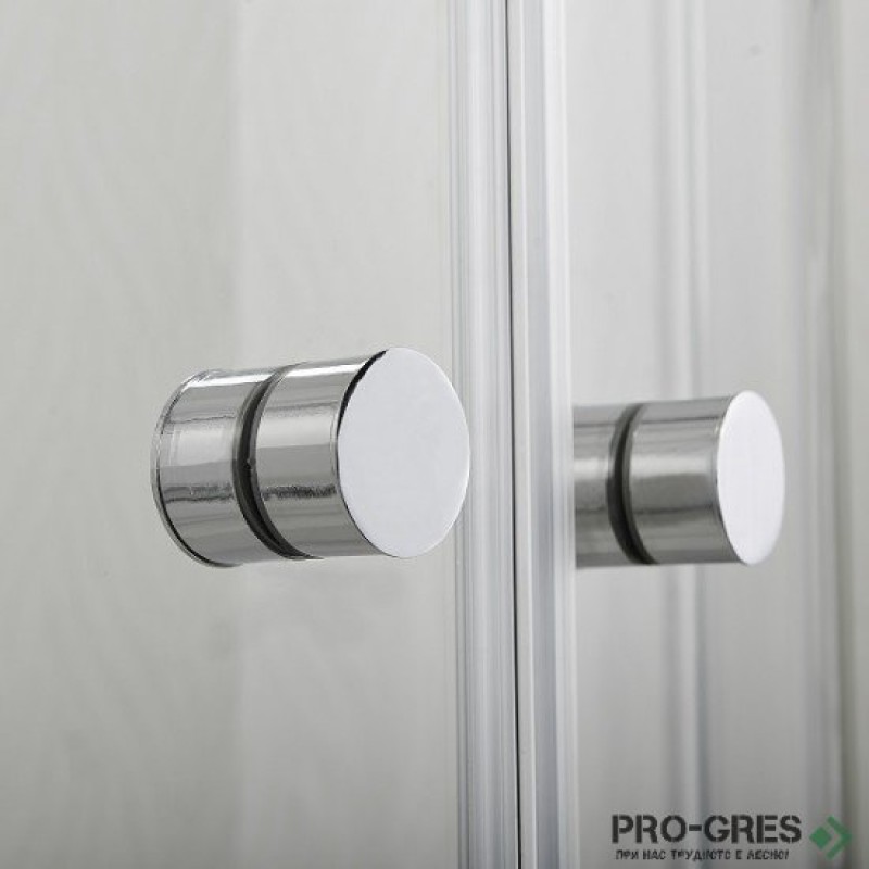 Сгъваема врата SMARTFLEX, хром, Sanotechnik D1280FL