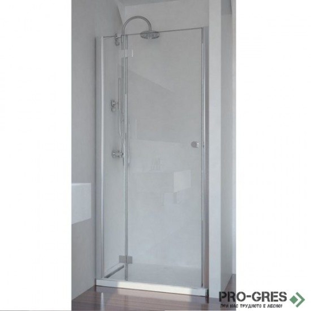 Отваряема врата SMARTFLEX, хром, Sanotechnik D1280L