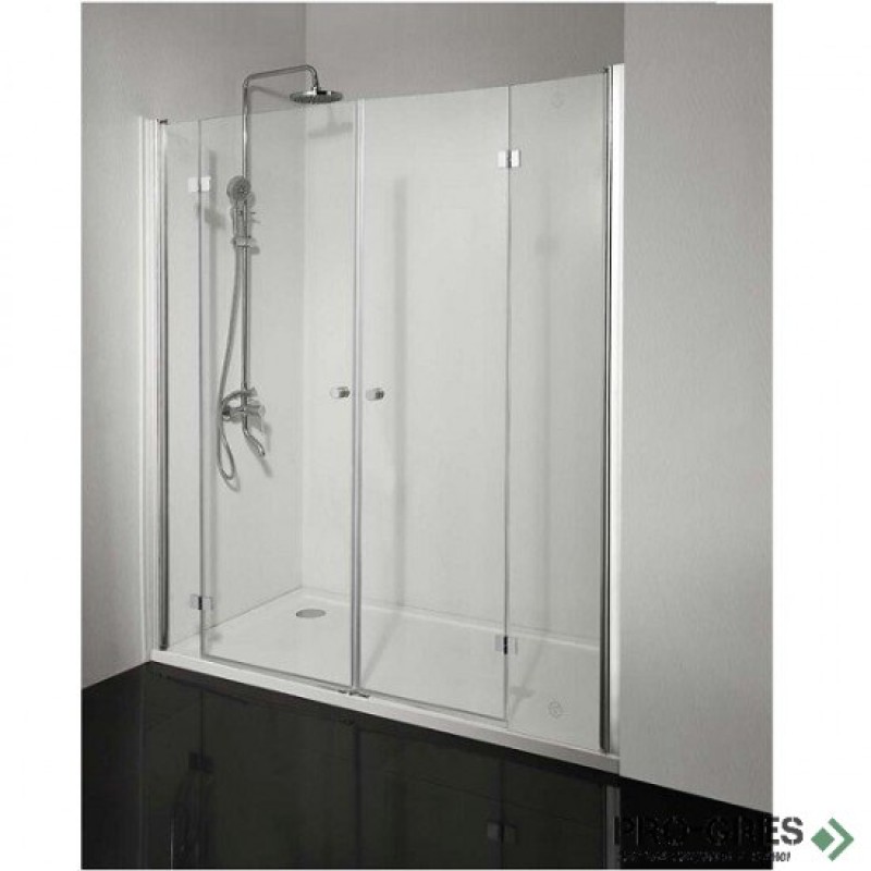 Отваряема врата SMARTFLEX, хром, Sanotechnik D1280L
