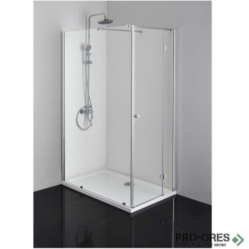 Отваряема врата SMARTFLEX, хром, Sanotechnik D1280L