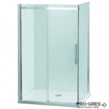 Душ кабина правоъгълна, "ELEGANCE", хром 120x80см плъзгаща врата Sanotechnik DB120U 