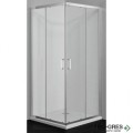 Душ кабина ELITE, квадратна, хром, Sanotechnik EC80