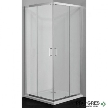 Душ кабина "ELITE", квадратна, хром, Sanotechnik EC80