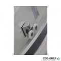Душ кабина ELITE, квадратна, хром, Sanotechnik EC80