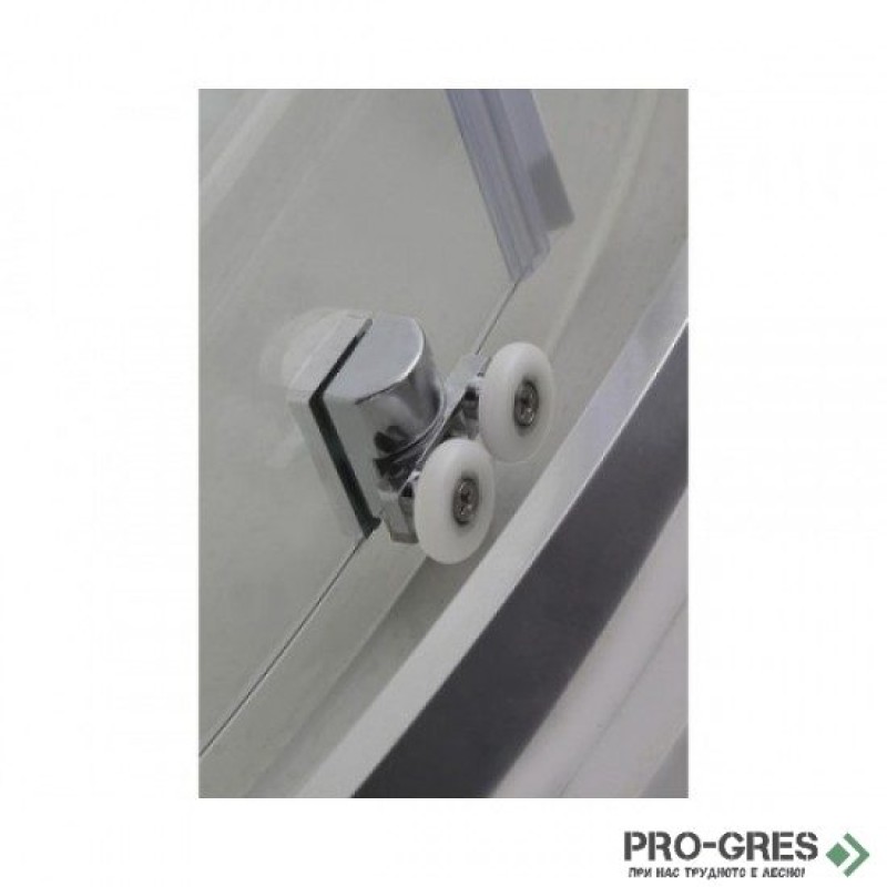 Душ кабина ELITE, квадратна, хром, Sanotechnik EC80