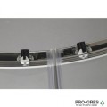 Душ кабина ELITE, квадратна, хром, Sanotechnik EC80