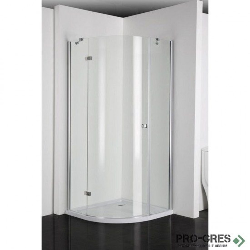 Душ кабина СЕРИЯ EN, овална, хром, Sanotechnik EN2280C
