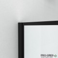 Стационарен параван за баня ELITE BLACK, Sanotechnik EN9006B