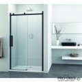 Преграден душ параванELITE BLACK, в черно, Sanotechnik G120B