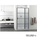 Преграден душ параван  ELITE BLACK 100, Sanotechnik K100B