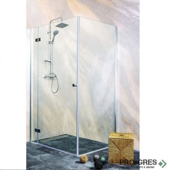 Отваряема врата "SYMPHONY SANOFLEX", хром, Sanotechnik M1280L