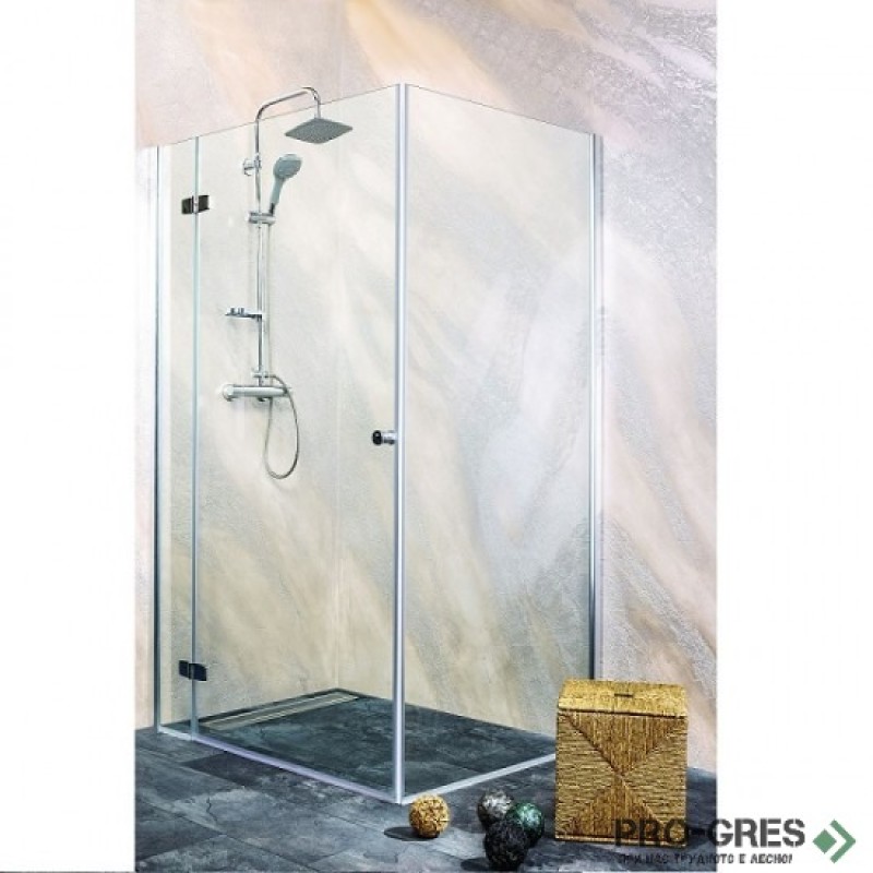 Отваряема врата SYMPHONY SANOFLEX, хром, Sanotechnik M1280L