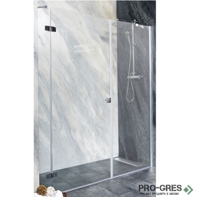 Отваряема врата SYMPHONY SANOFLEX, хром, Sanotechnik M1280L