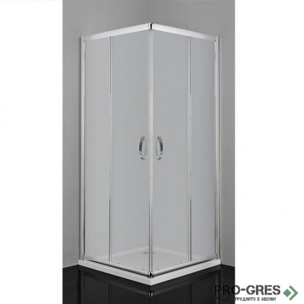 Душ кабина СЕРИЯ M, квадратна, хром, Sanotechnik M80C