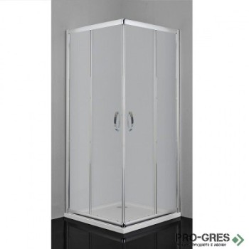 Душ кабина "СЕРИЯ M", квадратна, хром, Sanotechnik M80C