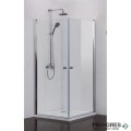 Душ кабина VEGA 2, квадратна, хром, Sanotechnik N1280