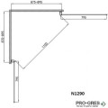 Душ кабина VEGA 2, квадратна, хром, Sanotechnik N1280