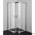 Душ кабина СЕРИЯ Q, овална, хром, Sanotechnik Q80CN