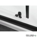 Преграден душ параван ELITE BLACK, в черно, Sanotechnik S100B