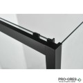 Преграден душ параван ELITE BLACK, в черно, Sanotechnik S100B