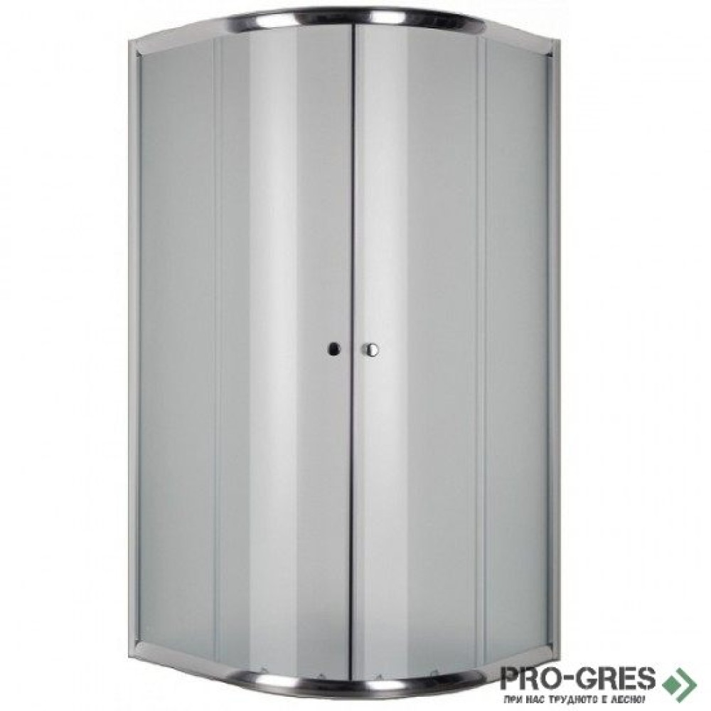 Душ кабина СЕРИЯ Т, овална, хром, Sanotechnik TM40C