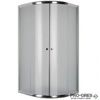 Душ кабина "СЕРИЯ Т", овална, хром, Sanotechnik TM40C