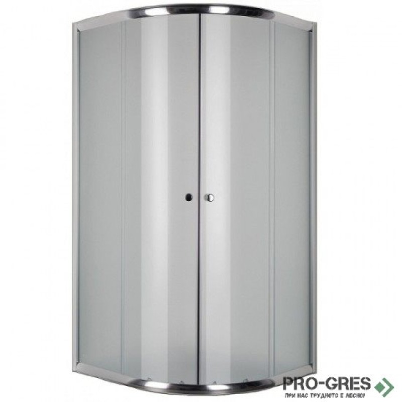 Душ кабина СЕРИЯ Т, овална, хром, Sanotechnik TM40C