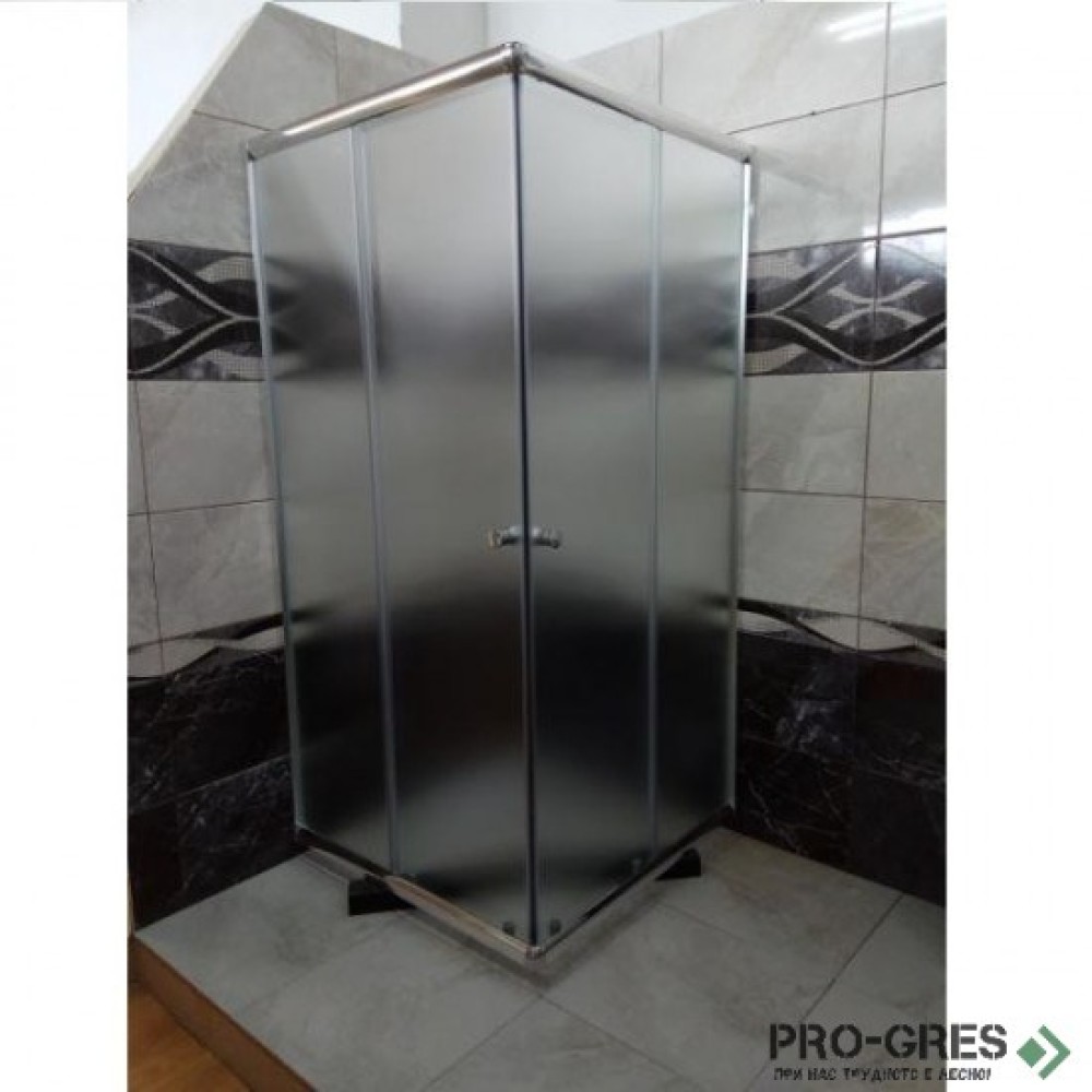 Душ кабина СЕРИЯ T, квадратна, хром, Sanotechnik TTM4080C