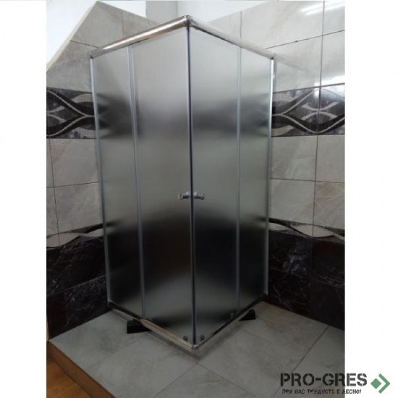Душ кабина СЕРИЯ T, квадратна, хром, Sanotechnik TTM4080C