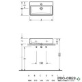 Умивалник SEREL  MINIMAL 2046