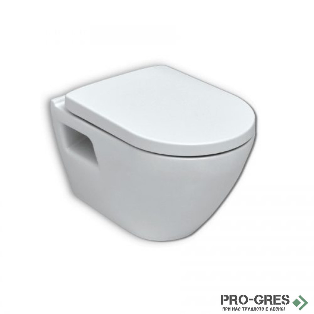 Конзолна тоалетна чиния SEREL SMART SM12 BETA Soft Close