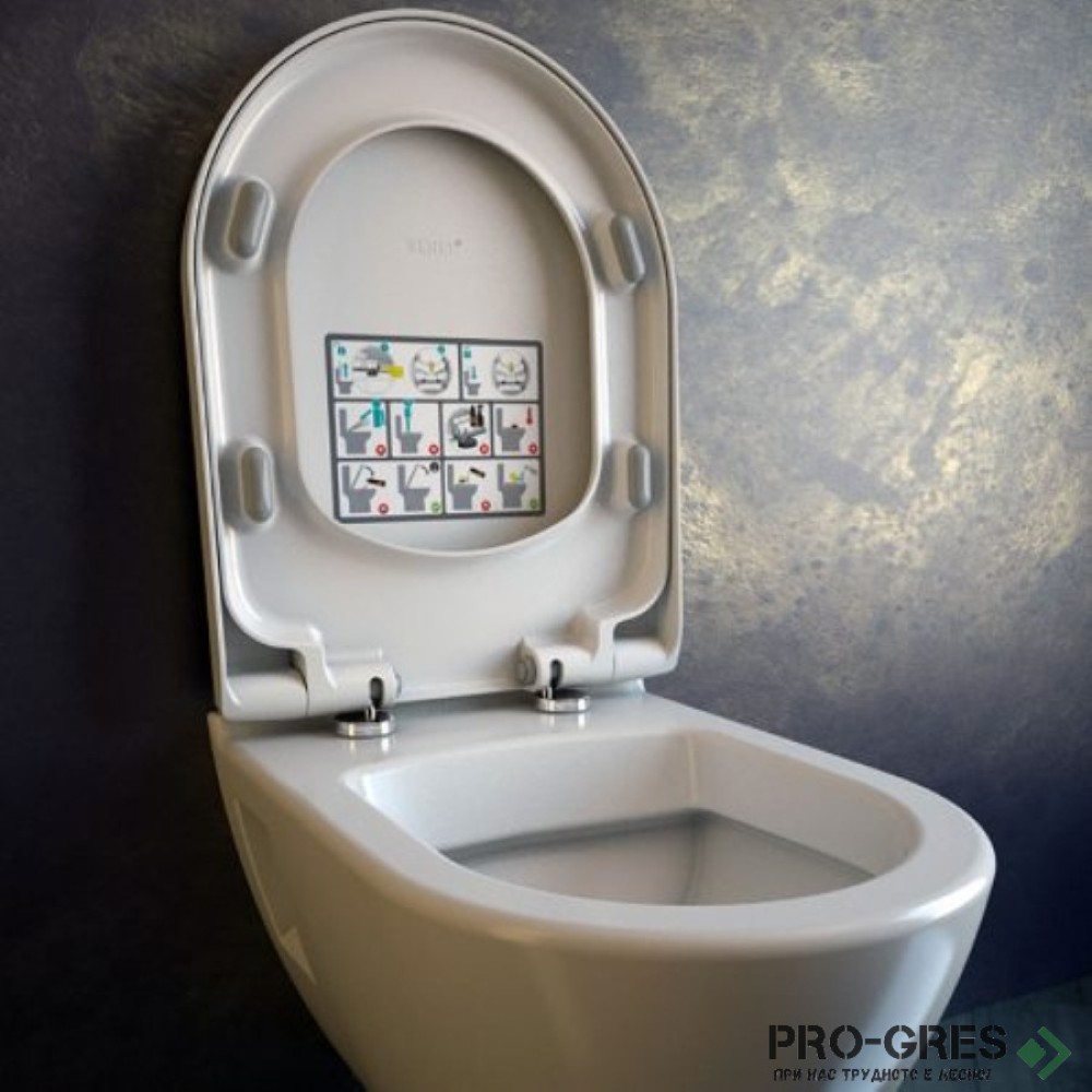 Конзолна тоалетна чиния SEREL SMART SM12 BETA Soft Close