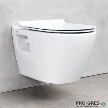 Конзолна тоалетна чиния с вградено биде SEREL SMART SM12 GTL SLIM Soft Close Конзолна тоалетна чиния с вградено биде SEREL SMART SM12 GTL SLIM Soft Close