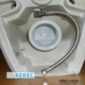 Конзолна тоалетна чиния с вградено биде SEREL SMART SM12 GTL SLIM Soft Close