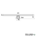 Лентов сифон бял Smart Care Glass sm glass white 685