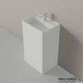 Свободностояща мивка за баня Avonite Rectangular 55х40х90 см Solid Stone в цвят по RAL