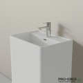 Свободностояща мивка за баня Avonite Rectangular 55х40х90 см Solid Stone в цвят по RAL