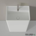 Свободностояща мивка за баня Avonite Rectangular 55х40х90 см Solid Stone в цвят по RAL